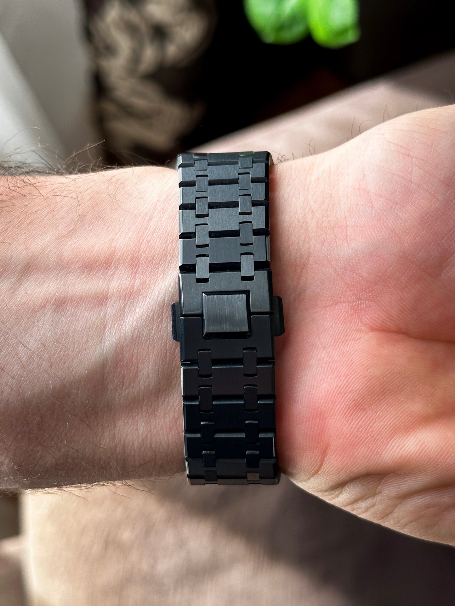 G-SHOCK CasiOak Potpuno crna - sa belim brojčanikom sata