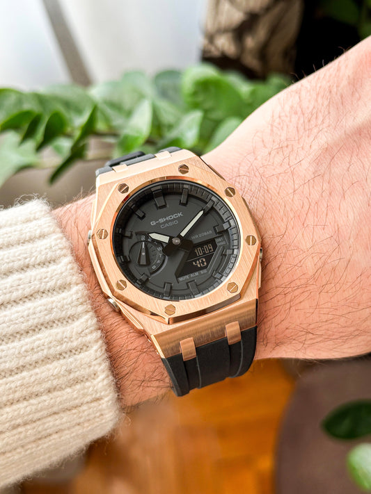 G-SHOCK CasiOak Crno bronzana - sa crnim brojčanikom sata