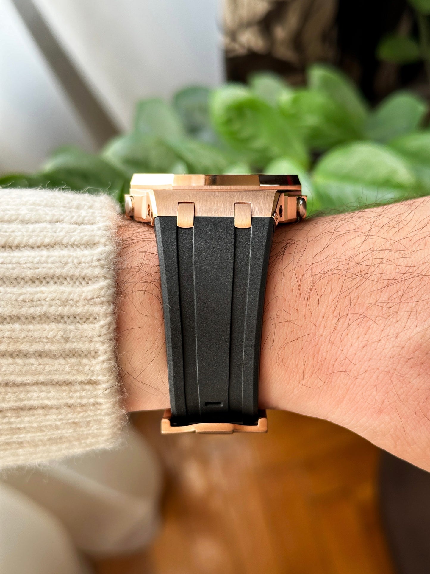 G-SHOCK CasiOak Crno bronzana - sa crno belim brojčanikom sata