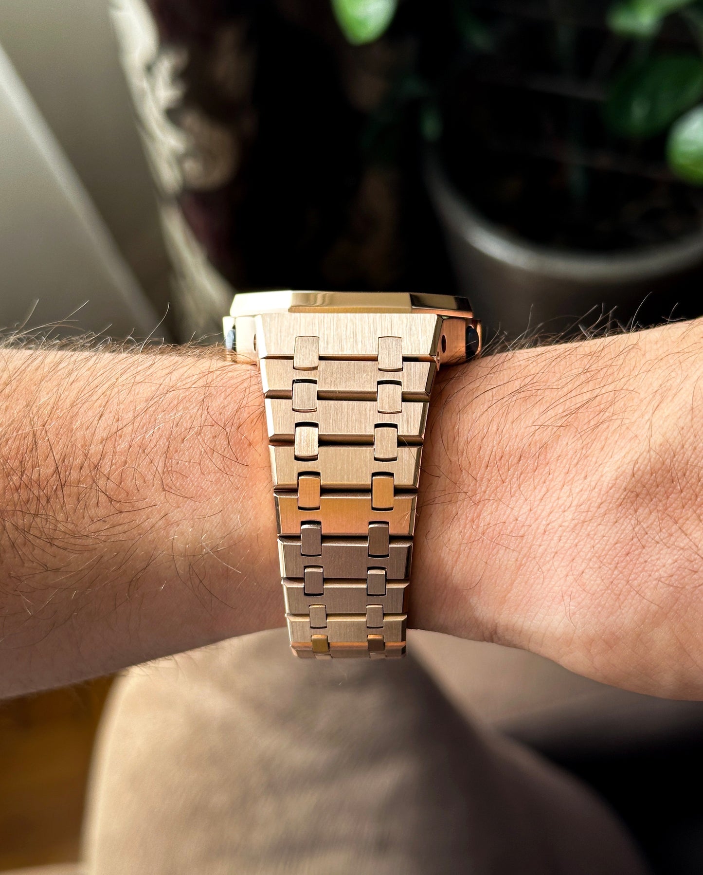 G-SHOCK CasiOak Potpuno bronzana - sa teget brojčanikom sata