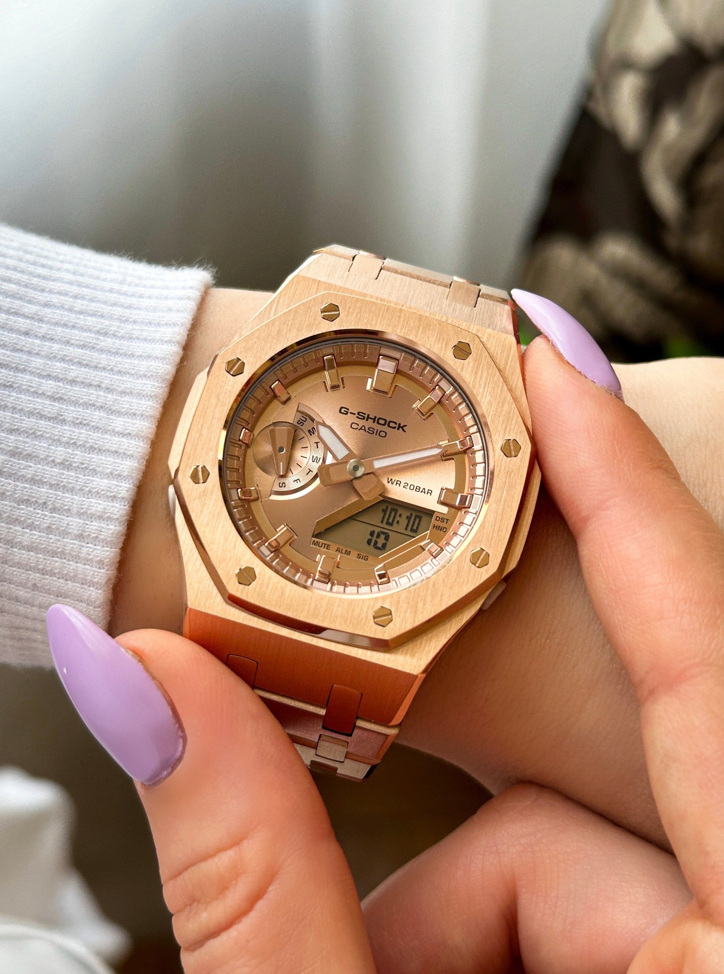 G-SHOCK CasiOak Potpuno bronzana - sa bronzanim brojčanikom sata